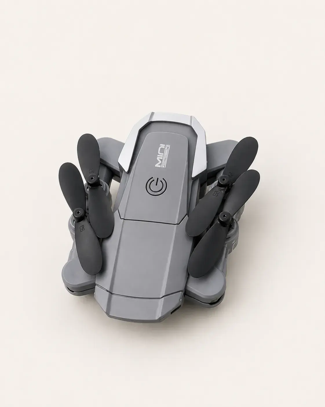 Compact Grey Mini Drone
